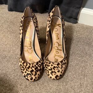 Sam Edelman Leopard Print Heels